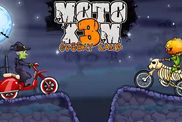 Moto X3M Spooky Land